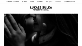 What Lukaszsulka.com website looked like in 2020 (3 years ago)