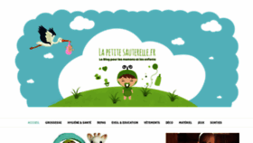 What Laptitesauterelle.fr website looked like in 2020 (3 years ago)