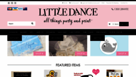 What Littledanceinvitations.com.au website looked like in 2020 (3 years ago)