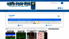 What Letsplaygbc.com website looked like in 2020 (3 years ago)