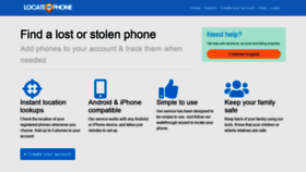 What Locatemyphone.co.uk website looked like in 2020 (3 years ago)