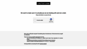 What Ladyfootlocker.com website looked like in 2020 (3 years ago)