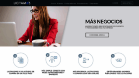 What Licitamos.cl website looked like in 2020 (5 years ago)
