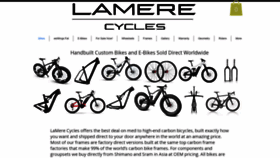 What Lamerecycles.com website looked like in 2020 (3 years ago)