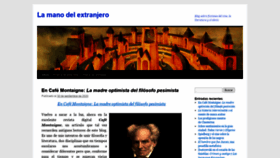 What Lamanodelextranjero.com website looked like in 2020 (3 years ago)