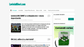 What Laviniabiberi.com website looked like in 2020 (3 years ago)