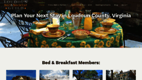 What Loudounbandb.com website looked like in 2020 (4 years ago)