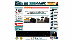 What Luggage.nu website looked like in 2020 (3 years ago)