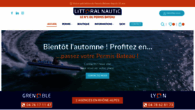 What Littoral-nautic.fr website looked like in 2020 (3 years ago)