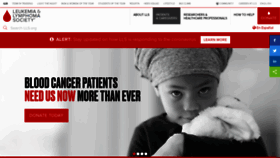 What Leukemia.org website looked like in 2020 (3 years ago)