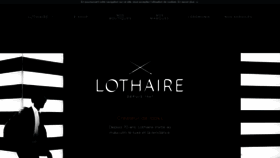 What Lothaire.fr website looked like in 2020 (3 years ago)