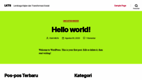 What Lkts.org website looked like in 2020 (3 years ago)