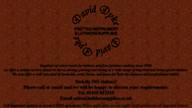 What Luthierssupplies.co.uk website looked like in 2020 (5 years ago)