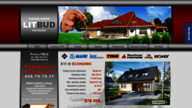 What Litbud.pl website looked like in 2020 (3 years ago)