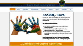 What Lions-club-coburgveste.de website looked like in 2020 (3 years ago)