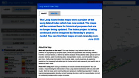 What Longislandindexmaps.org website looked like in 2020 (3 years ago)