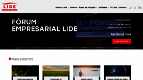 What Lidebr.com.br website looked like in 2020 (3 years ago)