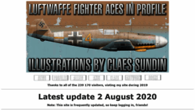 What Luftwaffeinprofile.se website looked like in 2020 (3 years ago)