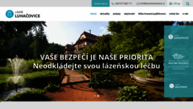 What Lazneluhacovice.cz website looked like in 2020 (3 years ago)