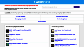 What Lagu123.eu website looked like in 2020 (3 years ago)