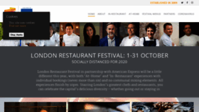 What Londonrestaurantfestival.com website looked like in 2020 (3 years ago)