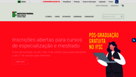 What Lages.ifsc.edu.br website looked like in 2020 (3 years ago)