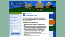 What Liteadmin.cz website looked like in 2020 (3 years ago)