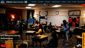 What Liberty.k12.mo.us website looked like in 2020 (3 years ago)