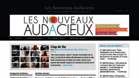 What Lesnouveauxaudacieux.com website looked like in 2020 (3 years ago)