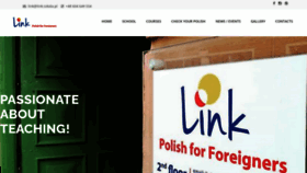 What Link.szkola.pl website looked like in 2020 (3 years ago)