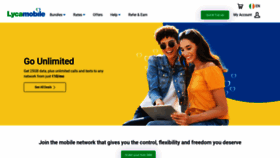 What Lycamobile.ie website looked like in 2020 (3 years ago)