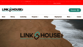 What Linkhouseinc.org website looked like in 2020 (3 years ago)