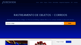 What Linkcorreios.com.br website looked like in 2020 (3 years ago)