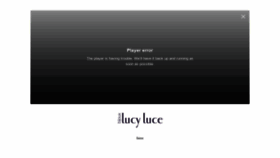 What Lucyluce.com website looked like in 2020 (4 years ago)