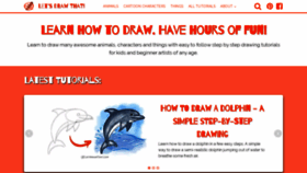 What Letsdrawthat.com website looked like in 2020 (3 years ago)