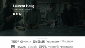 What Laurent-haug.com website looked like in 2020 (3 years ago)
