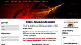 What Learn-classic-rock-songs.com website looked like in 2020 (3 years ago)