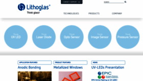 What Lithoglas.de website looked like in 2020 (3 years ago)