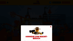 What Legoland.de website looked like in 2020 (3 years ago)