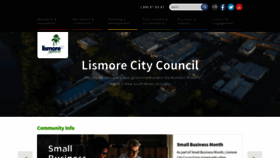 What Lismore.nsw.gov.au website looked like in 2020 (3 years ago)