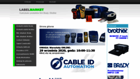 What Labelmarket.pl website looked like in 2020 (3 years ago)