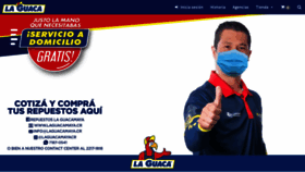 What Laguacamaya.cr website looked like in 2020 (3 years ago)