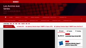 What Lesaccrosauxseries.com website looked like in 2020 (3 years ago)