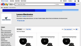 What Lesscoelectronics.com website looked like in 2020 (3 years ago)