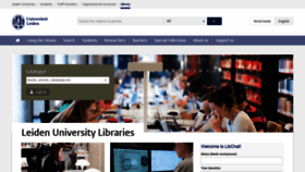 What Library.leiden.edu website looked like in 2020 (3 years ago)