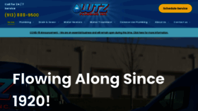 What Lutzplumbing.com website looked like in 2020 (3 years ago)