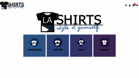 What La-shirts.de website looked like in 2020 (3 years ago)
