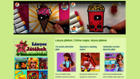What Lanyos-jatekok.hu website looked like in 2020 (3 years ago)