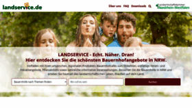 What Landservice.de website looked like in 2020 (3 years ago)
