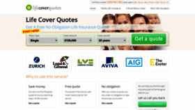 What Lifecoverquotes.org.uk website looked like in 2020 (3 years ago)